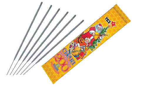  Бенгальские свечи 6 шт 200 мм в пакете  в Всеволожске