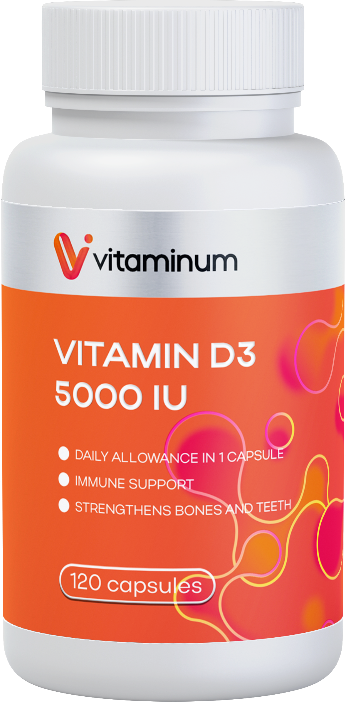 Vitaminum ВИТАМИН Д3 (5000 МЕ) 120 капсул 260 мг  в Всеволожске